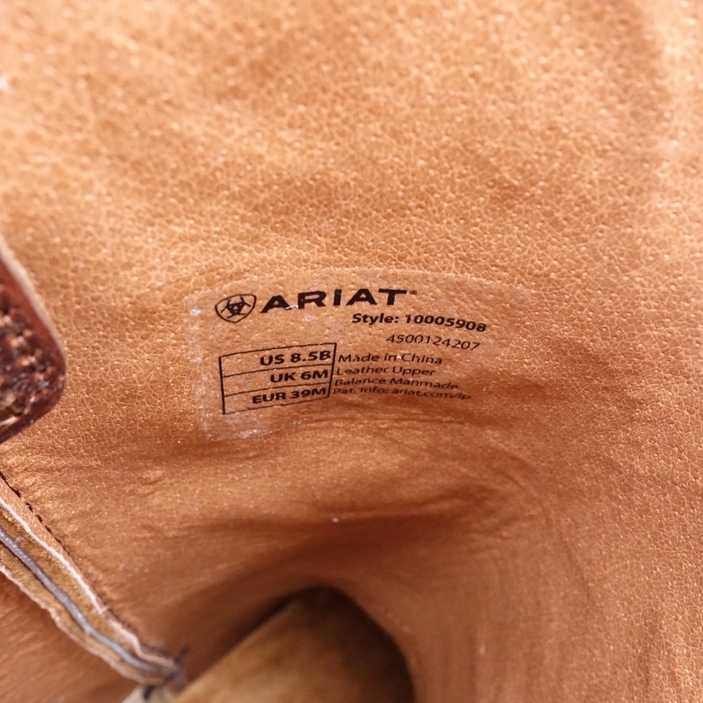 NEW Size 8.5 Women's ARIAT Heritage Western X-Toe Boots 10005908 Vintage Carmel - Picture 2 of 10